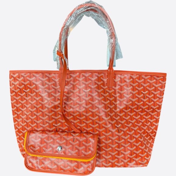 Goyard Orange St. Louis PM Tote Bag - Picture 1 of 6